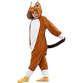 KIANMACAR Kids Animal Onesie Pajamas Halloween Costume Cosplay Sleepwear