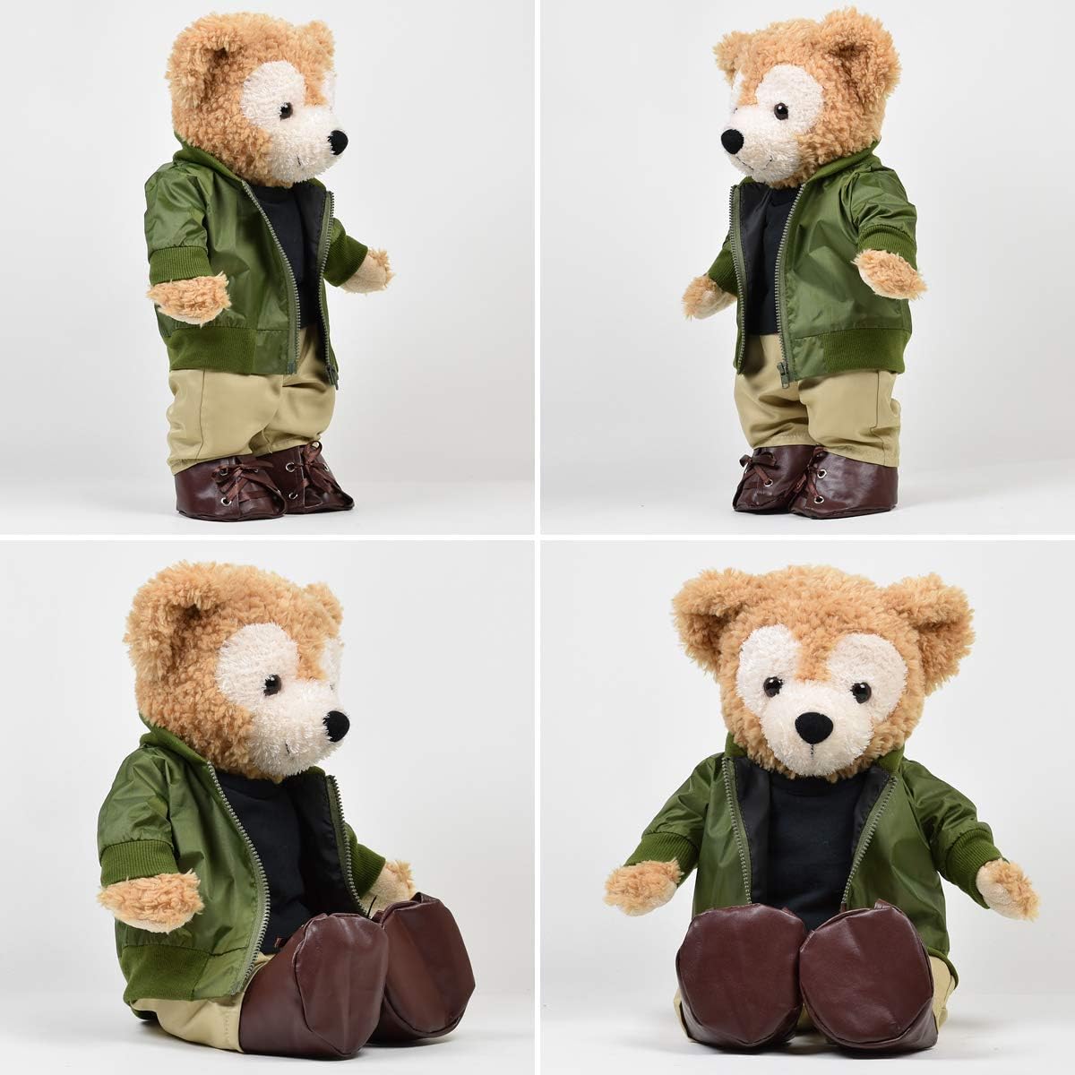 Amazon 旅する展覧会 5x Exhibition Journey ポスター 赤色担当 ダッフィー シェリーメイ Sサイズ 43cm 用 衣装 ハンドメイド コスチューム ぬいぐるみ おもちゃ