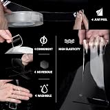 Art3d Double Sided Adhesive Tape 3m x 1.3cm x 1mm Gel-Acrylic for Wall Mounting view 9