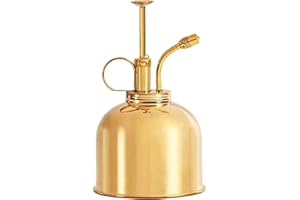 Sustainable Village Watering Can Indoor Plants - Brass Plant Mister - Stylish and Rust Resistant Watering Cans for Healthy Hydration - Prevents Overwatering