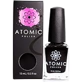 Matte Black Nail Polish - Atomic Polish - Carbon (C) Matte