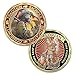 atsknsk St Florian Patron Saint of Firefighters Challenge Coin United States Prayer