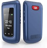 uleway Big Button Unlocked Flip Phone for Elderly 2G SOS 1000mAh Torch FM view 6