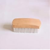 TUFFRIDER Stiff FACE Brush with Wooden Grip - Black