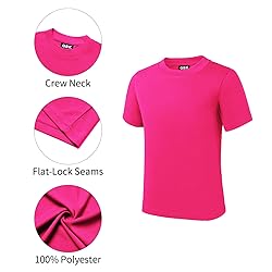 QBK 2T to Youth Neon Shirt Kids UPF 50+ Dry Fit