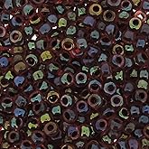 Miyuki Round Seed Beads Size 8/0 22g Garnet Red AB