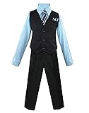 Luca Gabriel Toddler Boys' 4 Piece Pinstripe Vest