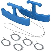 NEWISHTOOL PlateLine Remover Car Emblem Removal Tool with 5PCS 60CM PE Cord | Emble Removal, Easily Remove Vehicle Logos, Nameplate,Badge, Paste Sign Plate, Plastic Ergonomic Shape Aid Vinyl Wrap Tools