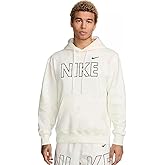 Oversized Nike Club Fleece Pullover Hoodie with Brand Outline