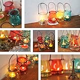 Clear Glass Hanging Bottle Candle Holder Vase Candelabra Romantic Home Wedding Decor Gift