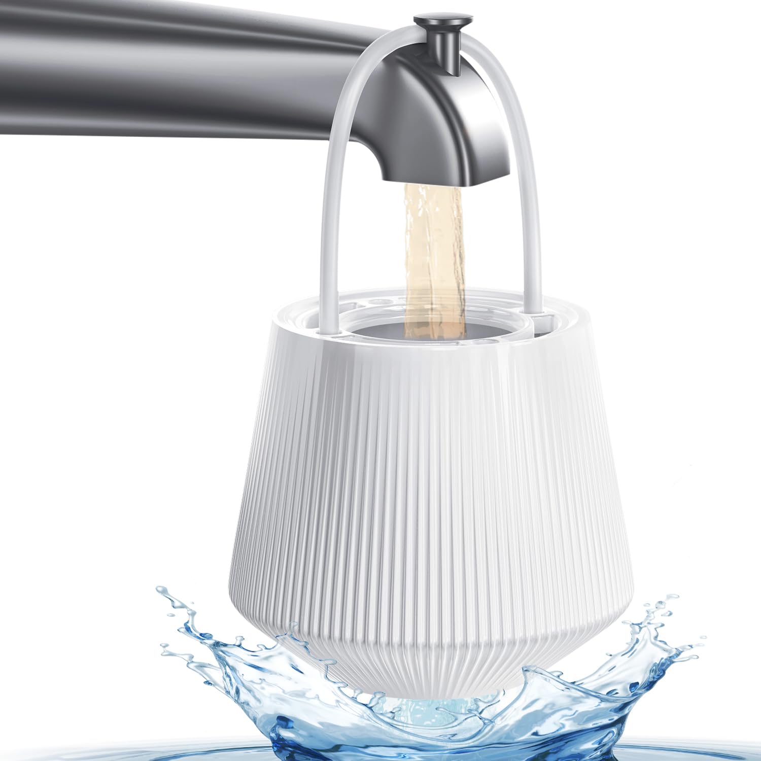 Photo 1 of Bathtub Water Filter for Baby & Family, KDF-55 Bath Filter Removes Most Chlorine, Lead, Fluoride and Heavy Metals | Softens Hard Water, Improves Skin, Hair and Nails | Bath Filter for Tub Faucet