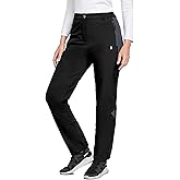 Little Donkey Andy Women's Fleece Lined Waterproof Softshell Pants Hiking Ski Snowboarding Pants