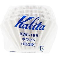 Kalita Wave Paper Coffee Filters I Larger Size 185 I 100 Count I Specially Pour Over Dripper I Made in Japan, Large…