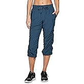 RBX Active Capri Pants for Women Joggers Stretch Lightweight Women’s Casual Pant Capri with Drawstring