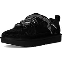 Amazon.com | UGG All Gender Goldencush Sneaker, Black, 4/5