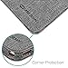 iPad Pro 9.7 Case, [Corner Protection] CaseCrown Bold Standby Pro (Canvas Charcoal Gray) w/Apple Pencil Holder for iPad Pro 9.7 Inch 2016 - Sleep/Wake, Hand Grip, Multi-Angle Viewing Stand
