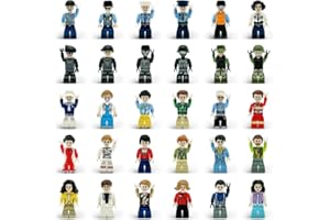 MOYEE Mini Figures,Minifigures,Little People Figures, Characters Figures, Mini Action Figures, Random 30 Unique Styles Mini People with Accessories for Easter, Birthday, Christmas