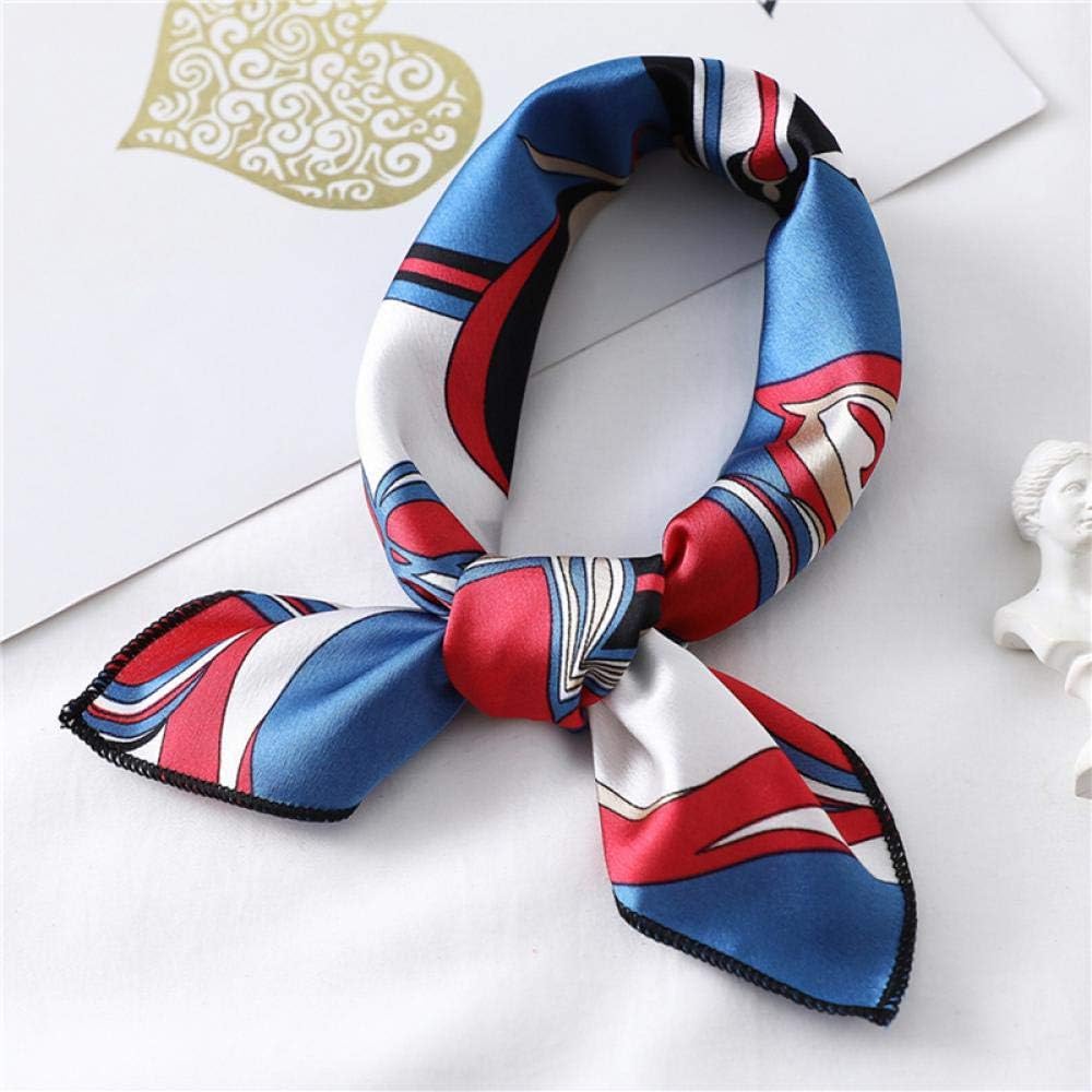2019 Silk Square Scarf For Women Small Neck Scarves Print Foulard Hair