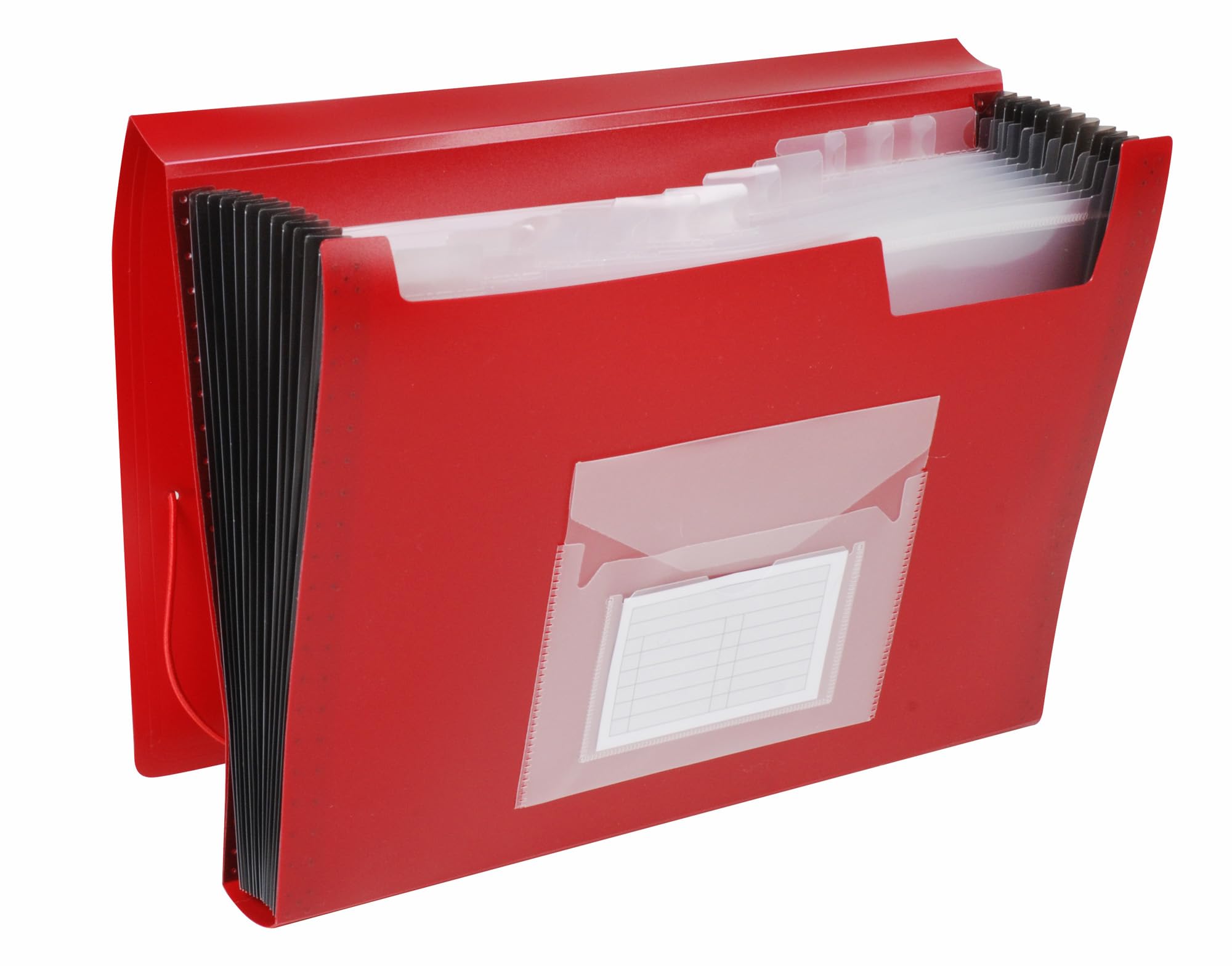 Q-Connect Expanding File 13-Pocket Red A4 KF01274