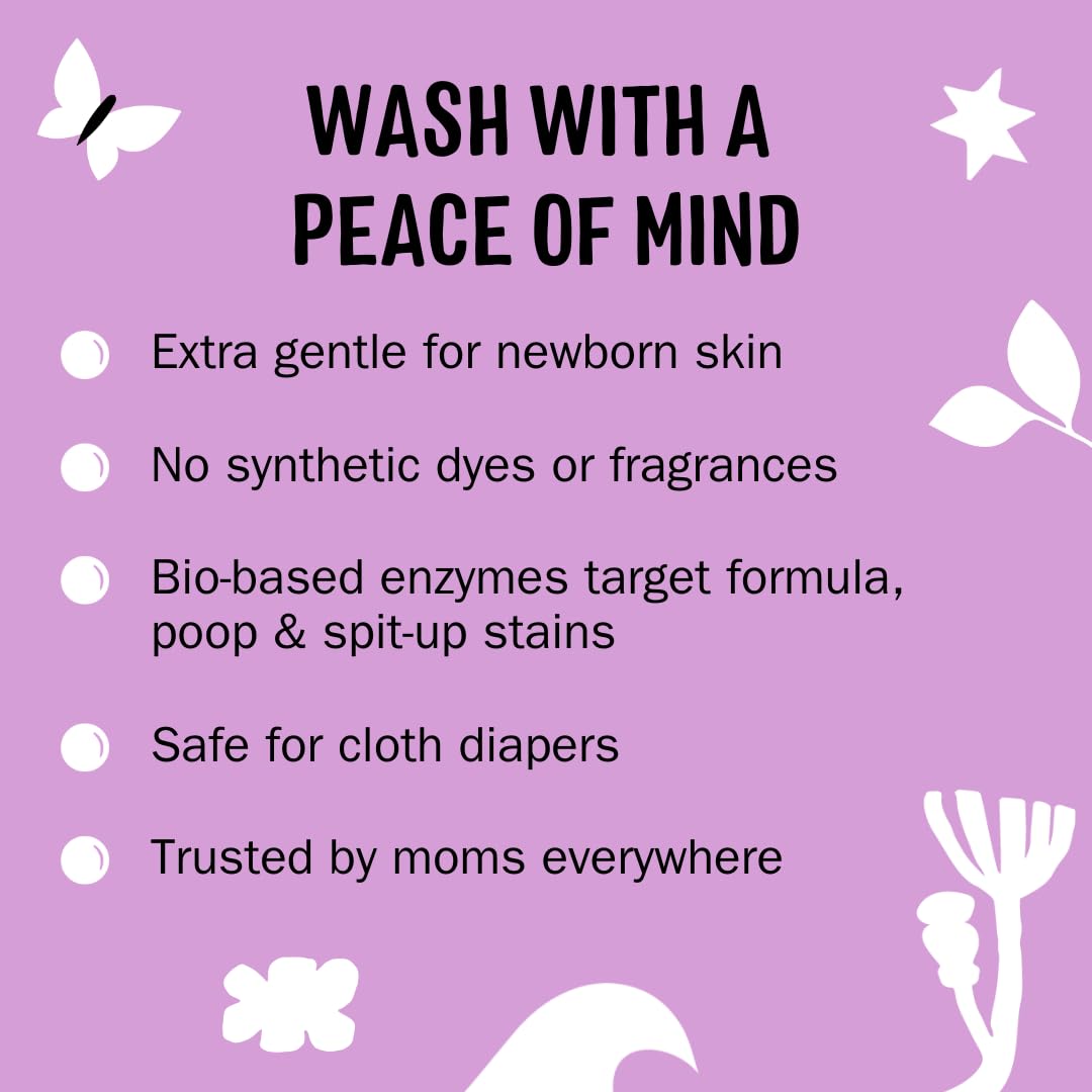 Molly's Suds Baby Laundry Detergent Powder | Removes Formula, Poop & Spit-Up Stains | Extra Gentle for Newborns (Sweet Baby Shea)
