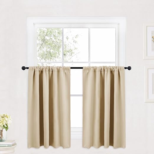 Amazon Com Ryb Home Insulated Curtains Valances Set Rod Pocket