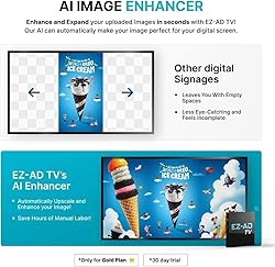 EZ AD TV Digital Signage Player, Digital Signage 4k