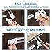 Child Safety Locks Baby Proofing Appliance Latch No Trace Flexilock Removable All-Purpose for Cabinets Desk Drawers Doors Kitchen Fridge 6pcs 7 inch
