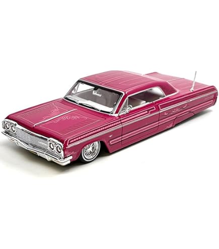 ミニカー JADATOYS  1959 CHEVROLET IMPALA (PURPLE) 1959 CHEVROLET IMPALA LOWRIDER CANDY PURPLE 1/24 DIECAST