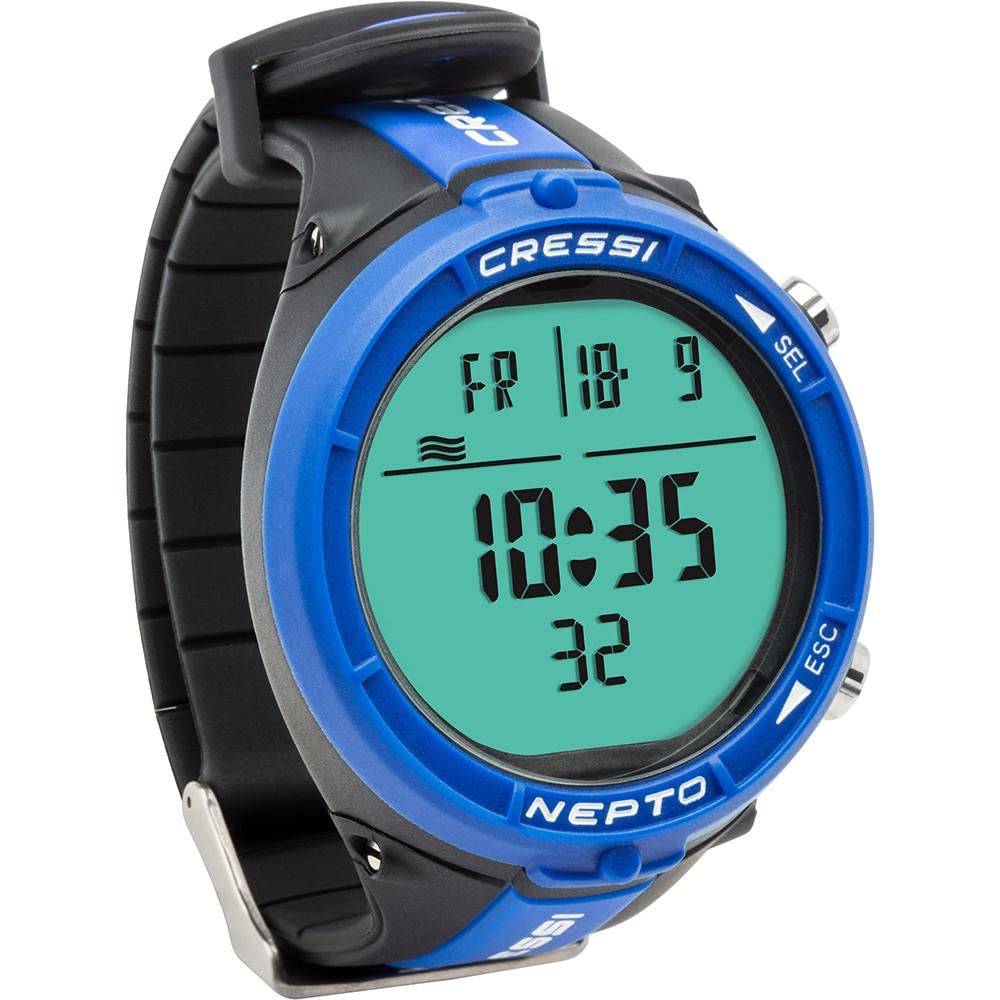 Cressi Nepto Watch Computer - Freediving Watch/Computer,One Size, Unisex Adult
