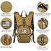 SHARKMOUTH Tactical Molle Hydration Backpack - Small Military Hydration Pack with 2L Water Bladder - Insulated Water Backpack for Hiking Running