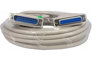 Your Cable Store 25 Foot DB25 25 Pin Serial Port Cable Male/Female RS232