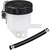Amavoler Brake Fluid Reservoir Tank Oil Cup Aftermarket Replacement Parts Compatible for Kawasaki Ninja ZX6R ZX10R ZX14R ZX7 ZX7R ZX9R Z1000 ZZR600 Suzuki GSXR 600 750 1000...