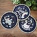 BERYA Learn to Embroidery Kits for Beginners, Pre-Stamped Cross Stitch Kits with Pattern, Hoop, Color Threads, Tools & Instruction for DIY Arts and Crafts