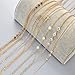 Tornito 8Pcs Sexy Body Chain Belly Waist Chain Necklace Summer Beach Crossover Bikini Bra Body Jewelry for Women Girls Gold Tone