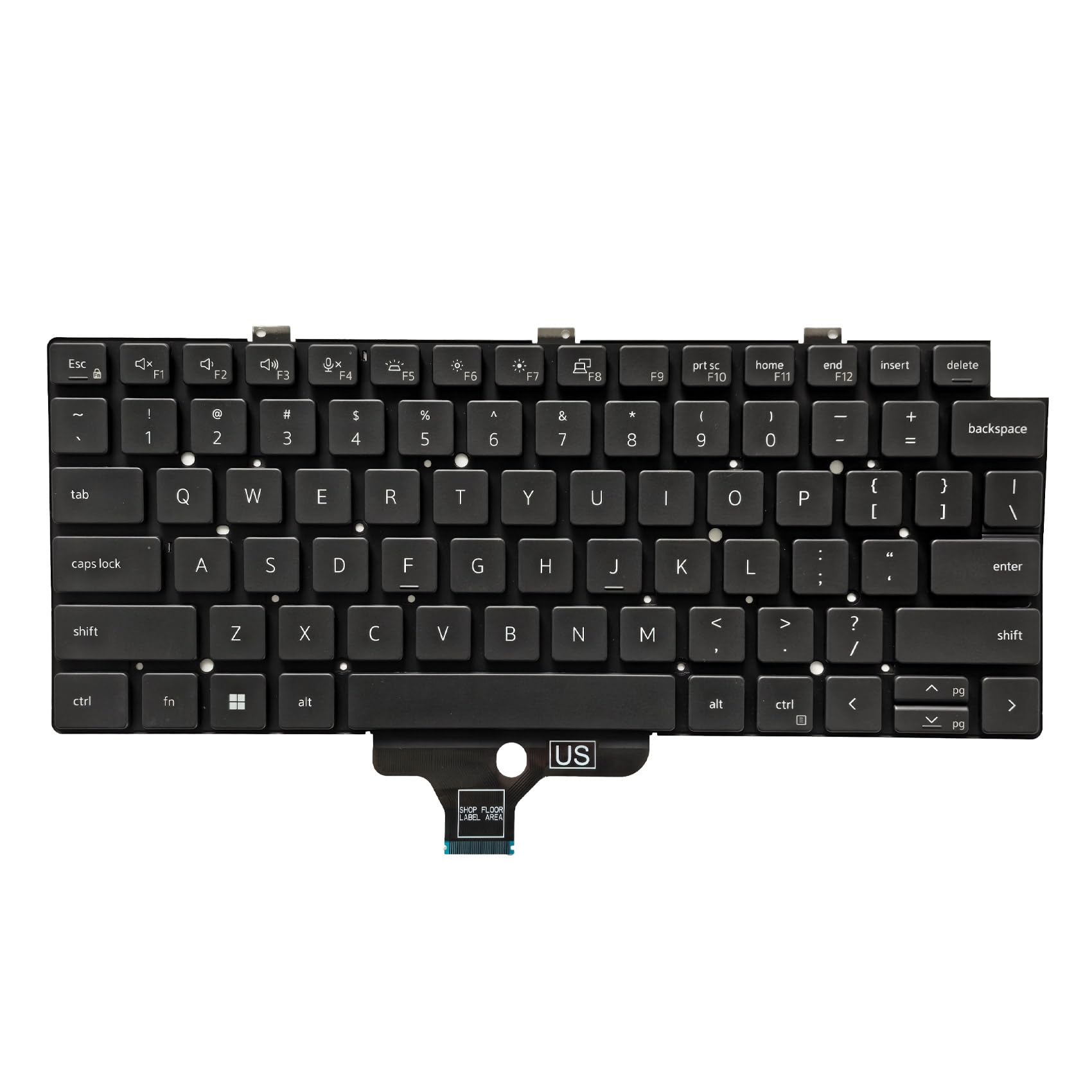 Photo 1 of Replacement Keyboard for Dell Latitude 5320 2-in-1 5330 5340 7320 2-in-1 7330 Series Laptop US Layout with Backlit Keyboard 18YPJ 018YPJ