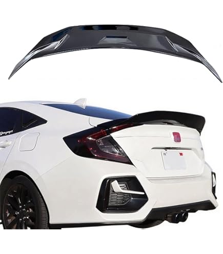 Painted Rear Spoiler For 2016-2021 Honda Civic 4-Door - Factory Style (Color Matched)