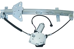 SHOWSEN fit 00-04 Dodge Dakota Quad/Crew Cab Only 98-03 Durango Rear Passenger (Right) Side Power Window Regulator w/ Motor