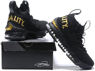 lebron james gold shoes