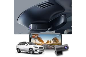 Fitcamx 4K Front and Rear Dash Cam Suitable for Volvo XC90 T5 T6 T8 2022 2021 2020 2019 2018 2017 2016, Integrated OEM Style,