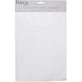 Darice 14 Mesh Clear Plastic Canvas &ndash; Create a Variety of Fun Plastic Canvas Crafts Including Bookmarks, Picture Frames, Pins and More &ndash; 2 Sheets, 14 Holes Per Inch, 8.25&rdquo;x11&rdquo; Per Sheet