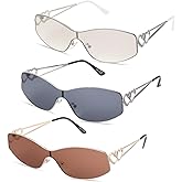 JATEBI Y2K Cat Eye Sunglasses Retro Cool 2000s Sunglasses for Women Men Y2K Fashion Accessories