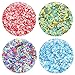Mixed Glitter 20 Piece Kit – Includes Solvent Resistant Dust, Powder, Hexagon, Holographic, Matte Glitters - Great for Nail Art Polish, Gels, Art and Crafts, Paints & Acrylics Supplies - 1/4 OZ Jars