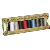 Gutermann 100% Recycled Polyester Sew-All Thread 100-10 Basic Coloured Reels, One Size, Multi (GUT_731138-1)