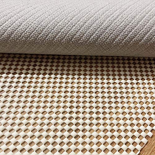 aurrako Non Slip Rug Pads 8x10 Ft Extra Thick Gripper for Hardwood
