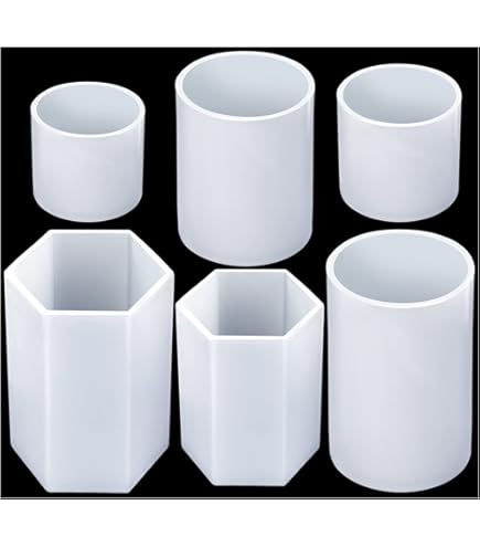 Molde Circular Para Portavelas, Molde De Yeso De Hormigón Hecho A Mano, Contenedor De Lápiz Labial, Molde De Resina Para Decoraciones Del Hogar, Manualidades DIY Compra Barata En