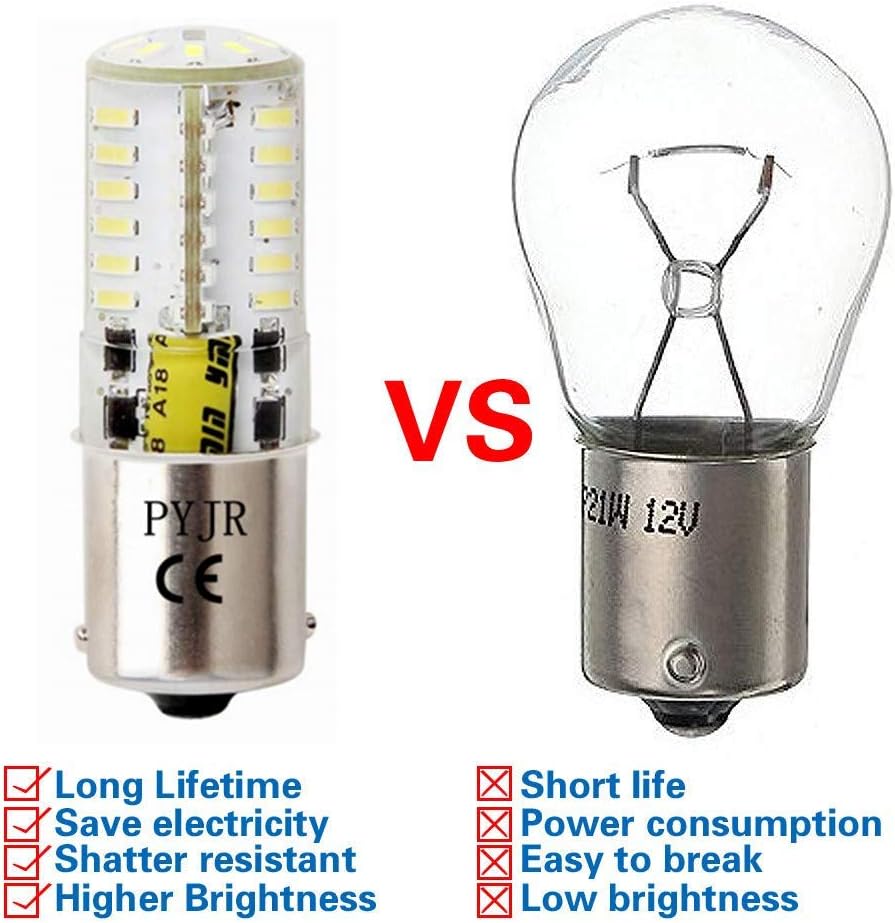 P21W 1156 Ba15S 12V 5W Car Led Bulbs, Single Contact Base, Cool White 6000K 500Lm - Image 5