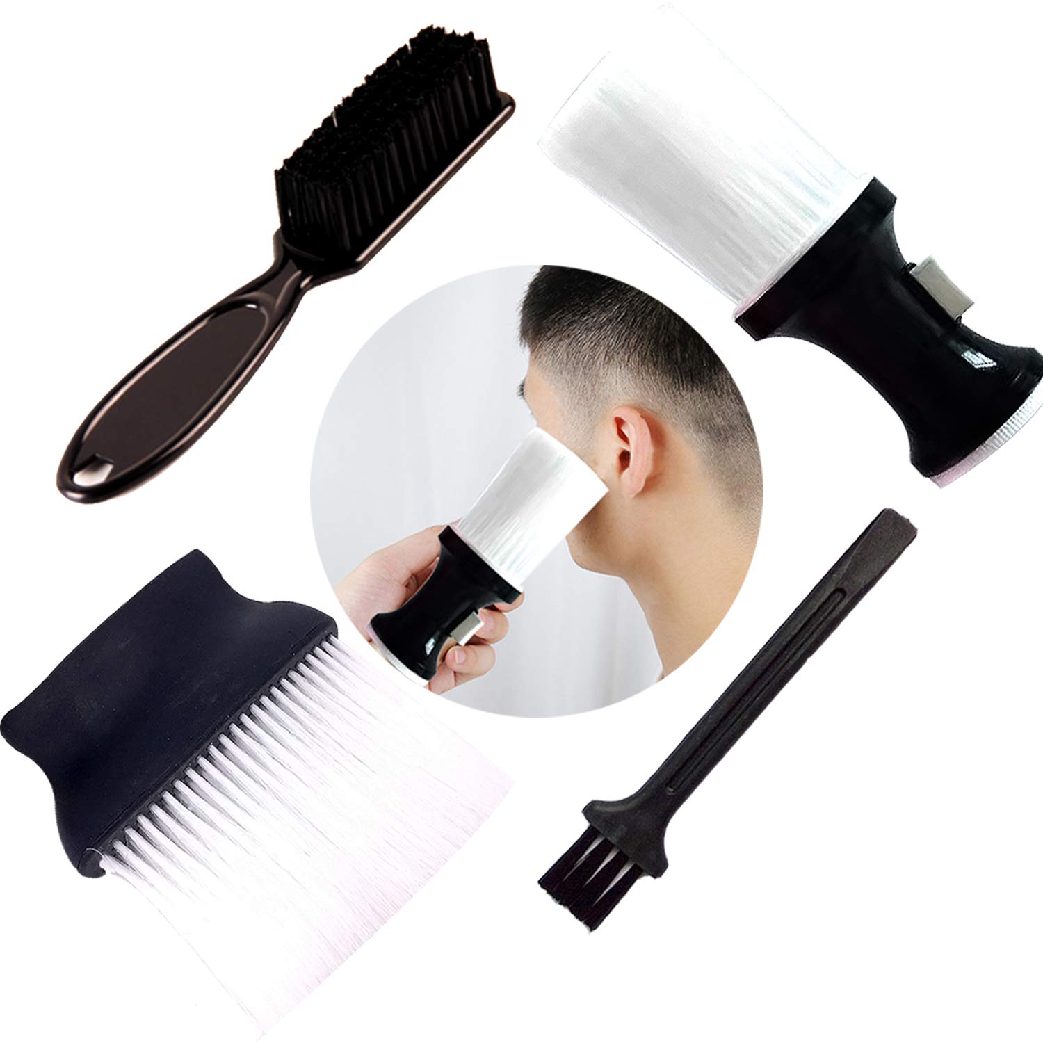 Blade Cleaning Brush 5Pcs by GNAWRISHING, Clipper Brush Cleaner Barber Trimmer