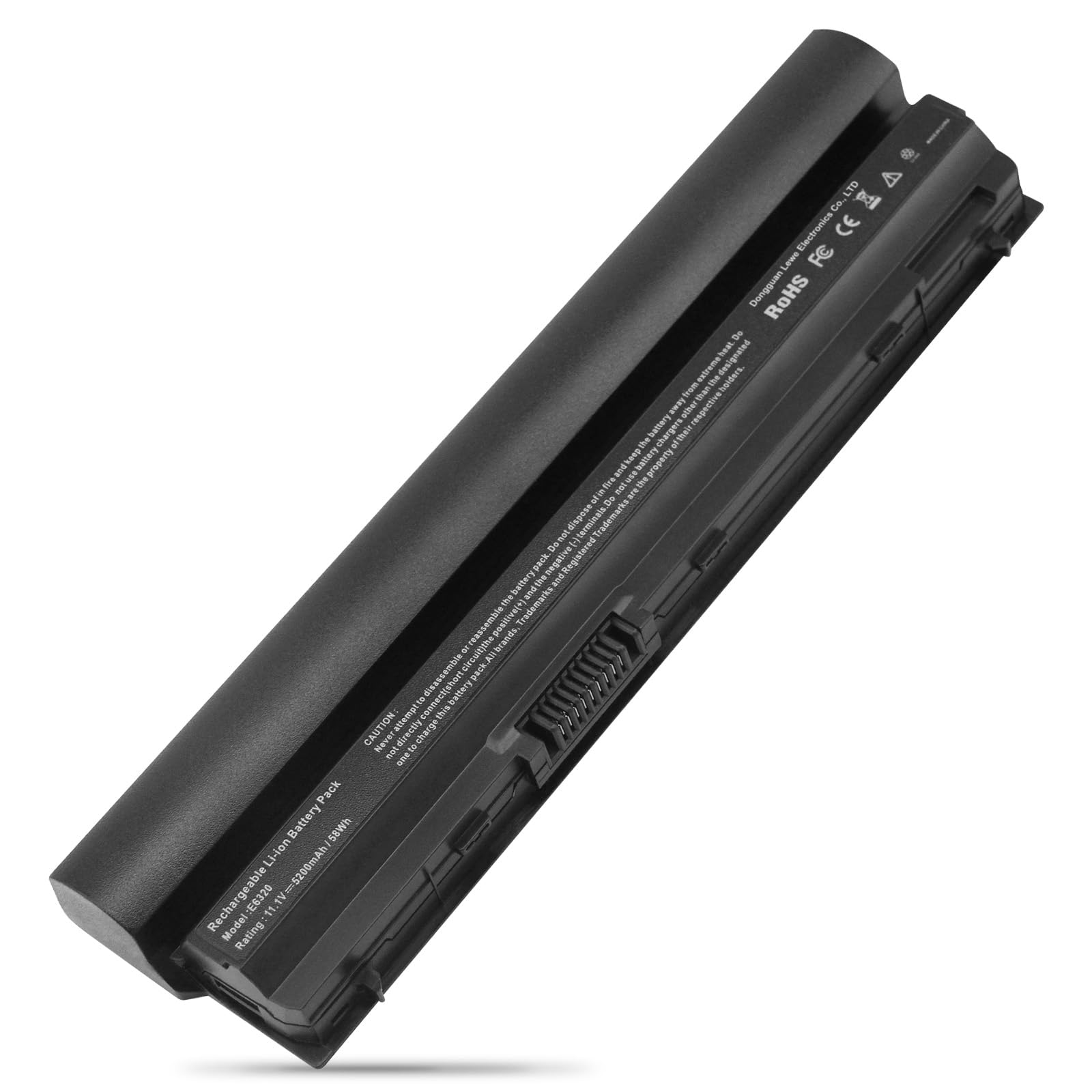 Futurebatt Performance Laptop Battery Replacement for Dell Latitude E6120 E6220 E6230 E6320 E6320xfr E6330 E6430s Series, p/n 312-1241 312-1242 FRROG [Li-ion 11.1v 5200mah]