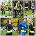 Running Belt & Workout Waist Belt by Fixbelt - Stylish Waist Pouch Bag for Men and Women - Phone Holder for Running, Cycling, Fitness and Traveling - Fits iPhone 6 Plus (Black, X-Large)