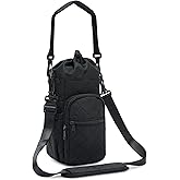 sportsnew Water Bottle Holder with Strap 32oz 40oz Insulated Water Bottle Carrier Sling Bag with Phone Pocket Crossbody